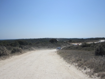 Dirt Road Leading to the Kamenjak Beach